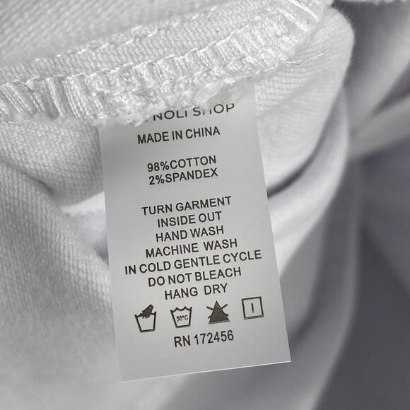 The Noli Shop Women’s Allegra Bootcut High-Rise Jeans – White – Size 28 - Picture 3 of 10